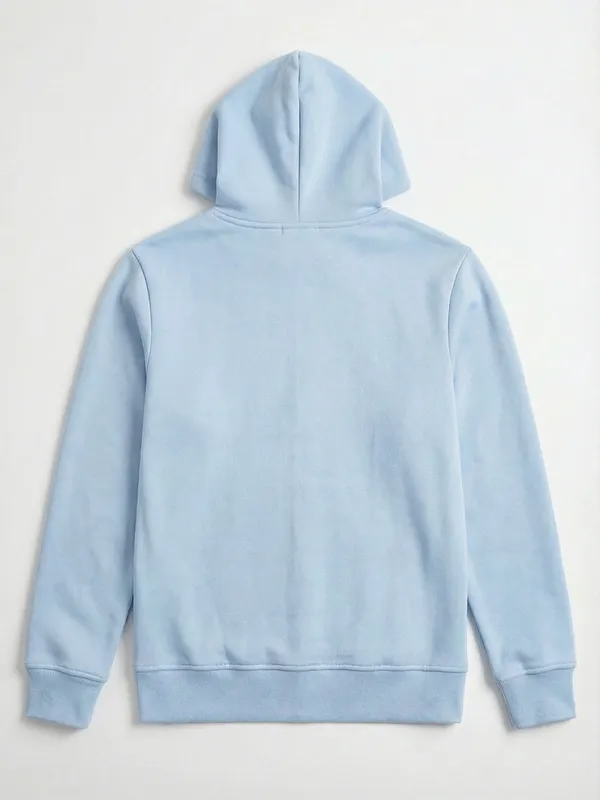 Highlander Men Blue Hooded Pullover Sweatshirt