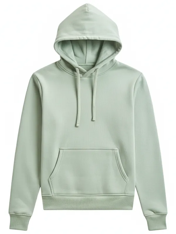 Highlander Men Green Hooded Pullover Sweatshirt