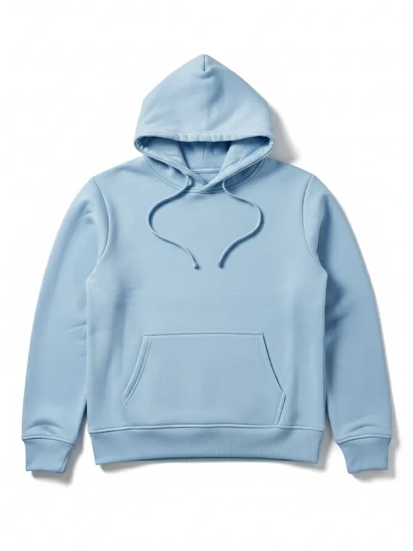 Highlander Men Blue Hooded Pullover Sweatshirt