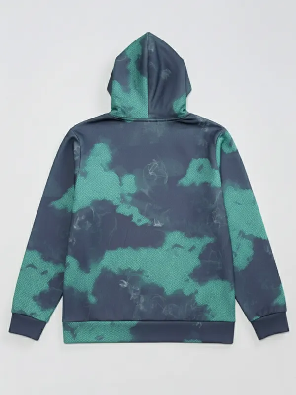 Highlander Men Navy Blue Hooded Pullover Sweatshirt