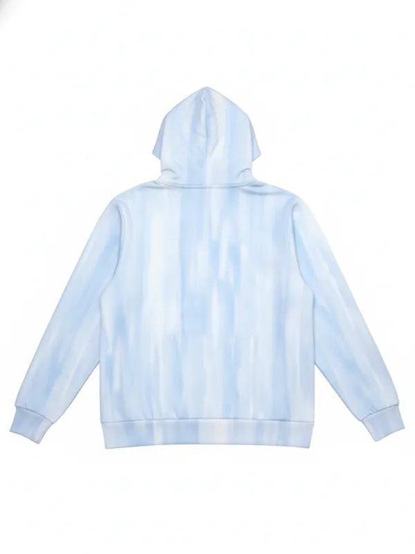 Highlander Men Blue Hooded Pullover Sweatshirt