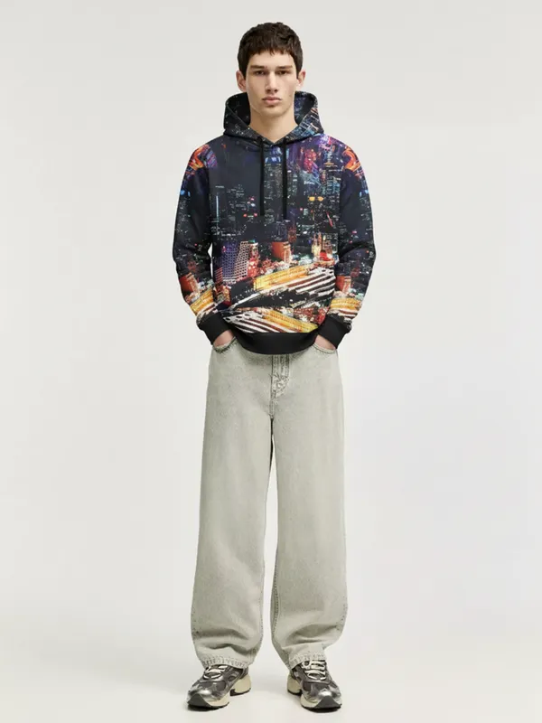 Highlander Men Multi Hooded Pullover Sweatshirt