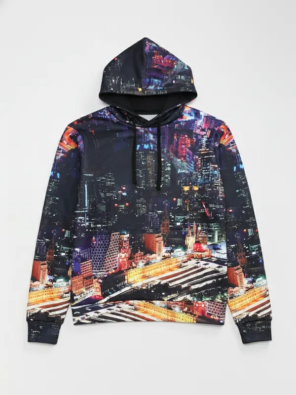 Highlander Men Multi Hooded Pullover Sweatshirt