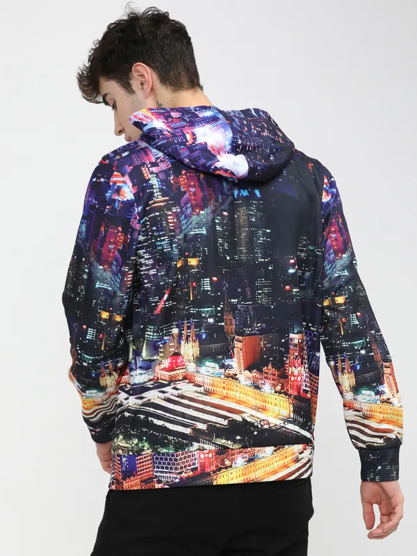 Highlander Men Multi Hooded Pullover Sweatshirt