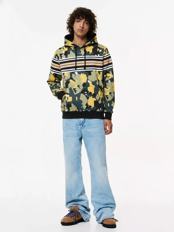 Highlander Men Multi Hooded Pullover Sweatshirt