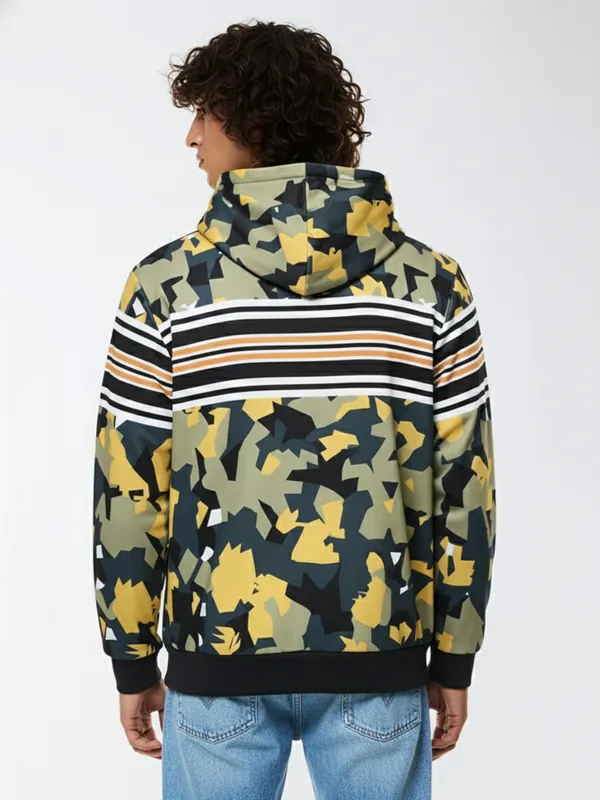 Highlander Men Multi Hooded Pullover Sweatshirt