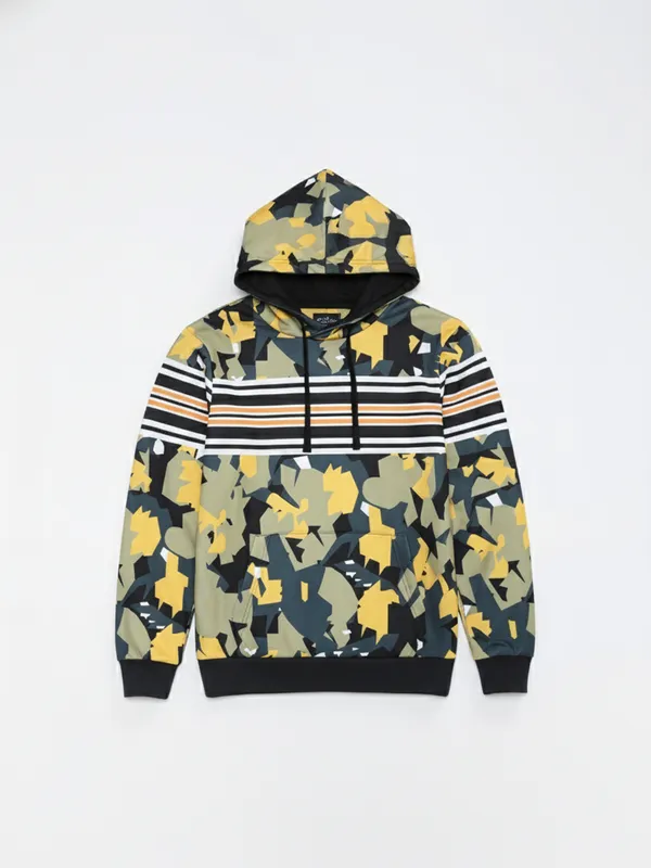 Highlander Men Multi Hooded Pullover Sweatshirt