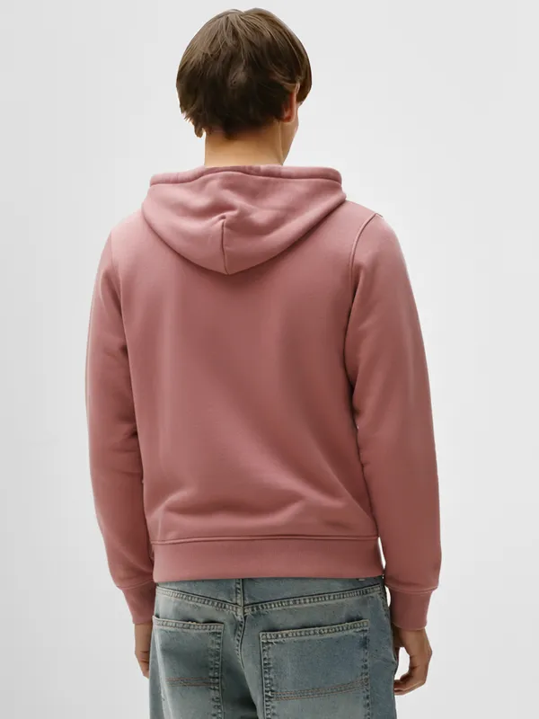 Highlander Men Rose Hooded Front-Open Sweatshirt