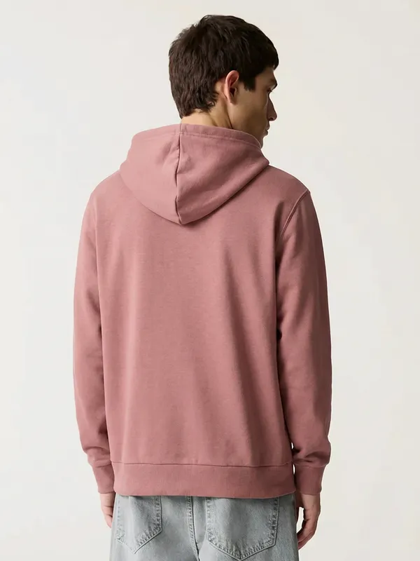 Highlander Men Rose Hooded Front-Open Sweatshirt