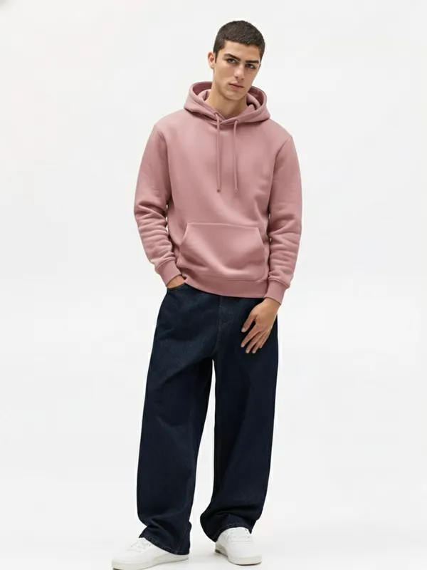 Highlander Men Rose Hooded Pullover Sweatshirt