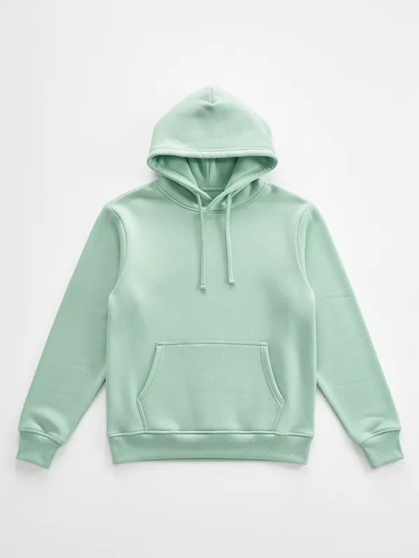 Highlander Men Green Hooded Pullover Sweatshirt