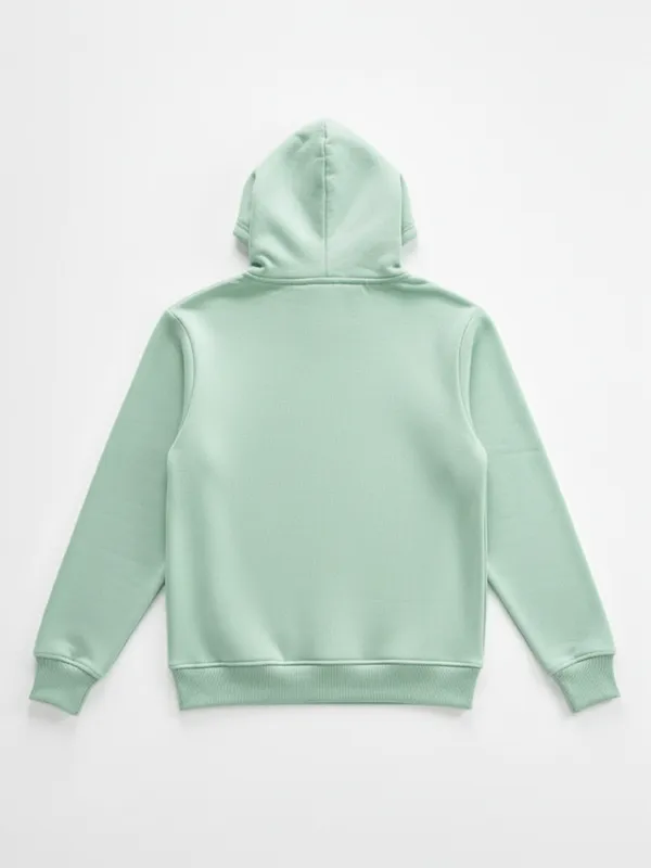 Highlander Men Green Hooded Pullover Sweatshirt