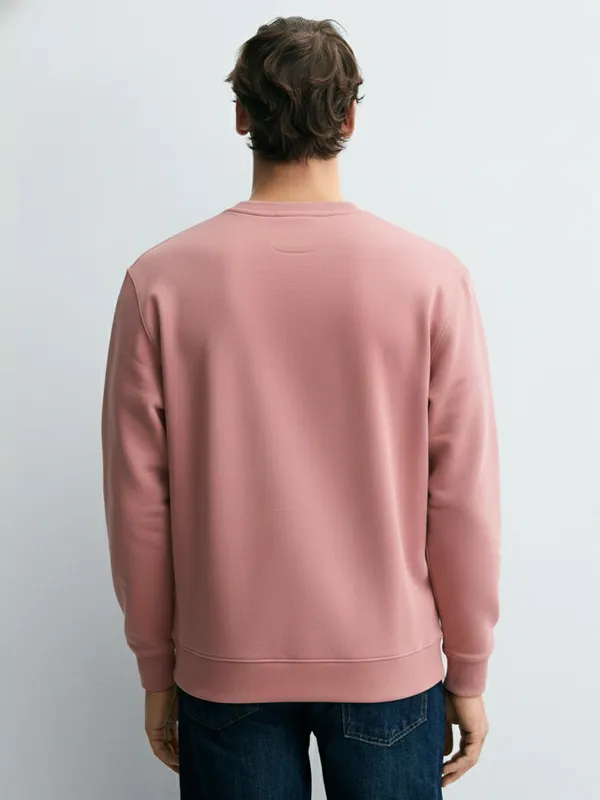 Highlander Men Rose Round Neck Pullover Sweatshirt