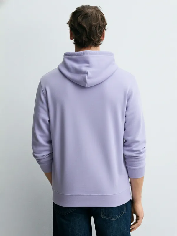 Highlander Men Lavender Hooded Pullover Sweatshirt