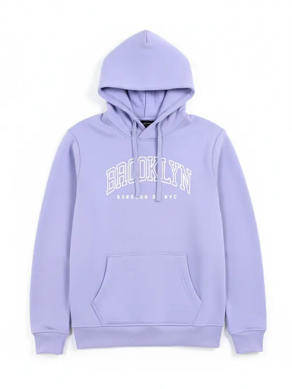 Highlander Men Lavender Hooded Pullover Sweatshirt