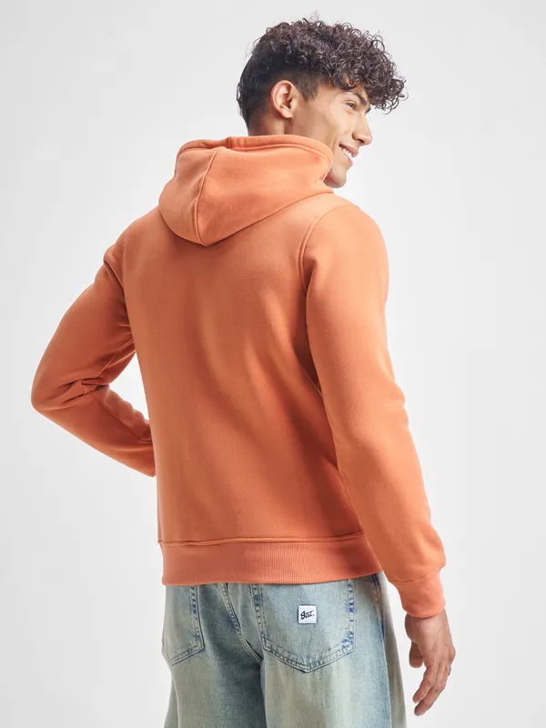 Highlander Men Pink Hooded Pullover Sweatshirt