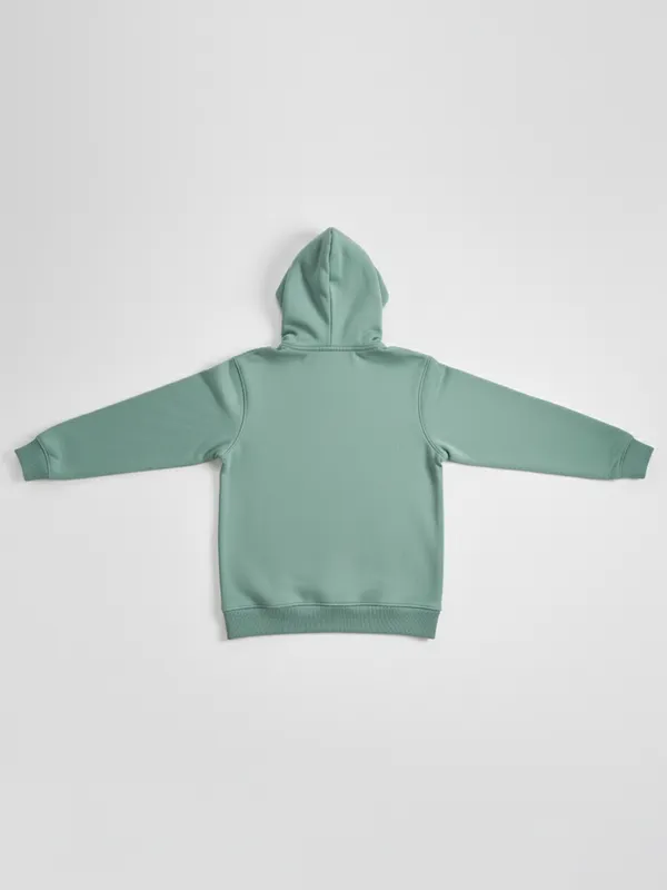 Highlander Men Blue Hooded Front-Open Sweatshirt