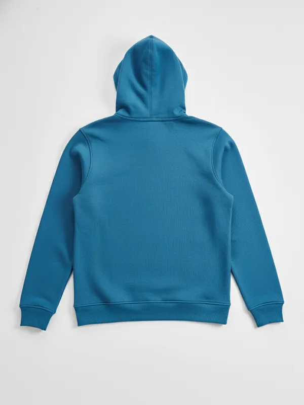 Highlander Men Teal Hooded Pullover Sweatshirt