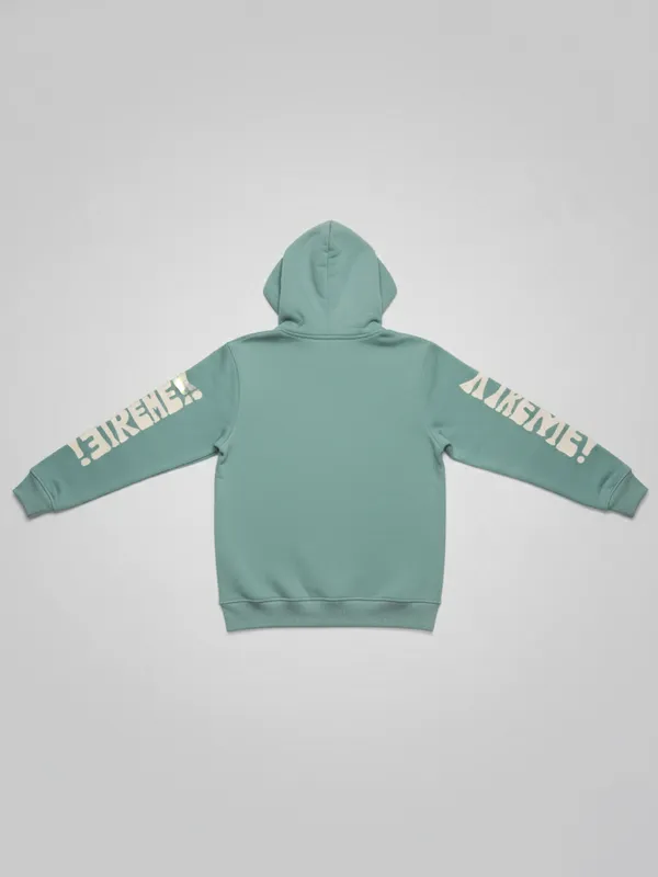 Highlander Men Blue Hooded Pullover Sweatshirt