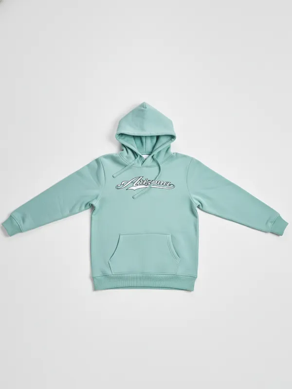 Highlander Men Blue Hooded Pullover Sweatshirt