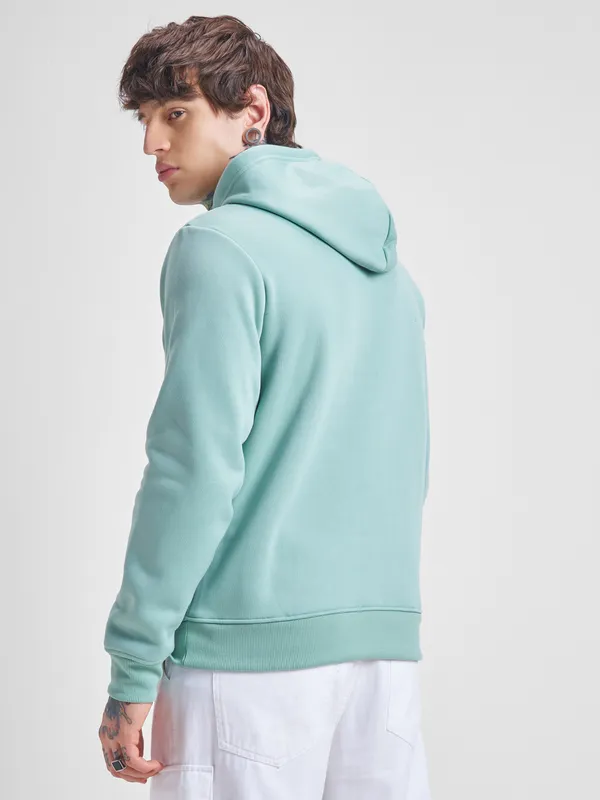 Highlander Men Blue Hooded Pullover Sweatshirt