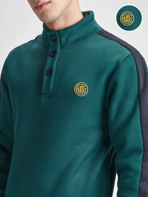 Men Solid Sweatshirt