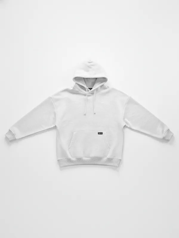 Highlander Men White Hooded Pullover Sweatshirt