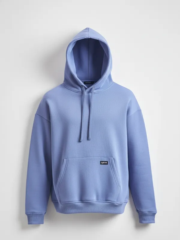 Highlander Men Purple Hooded Pullover Sweatshirt