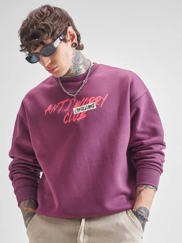 Men Printed Sweatshirt