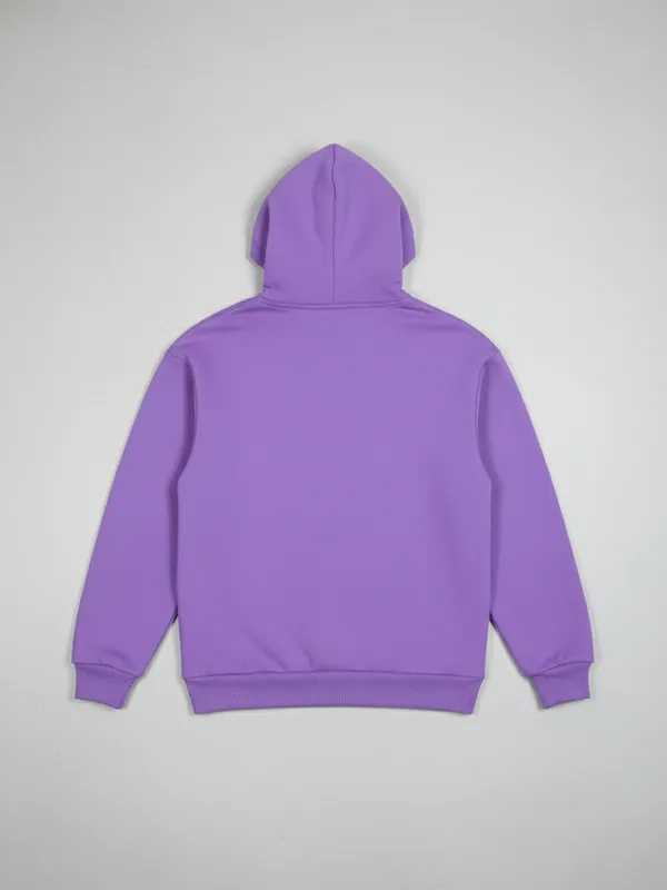 Highlander Men Purple Hooded Pullover Sweatshirt