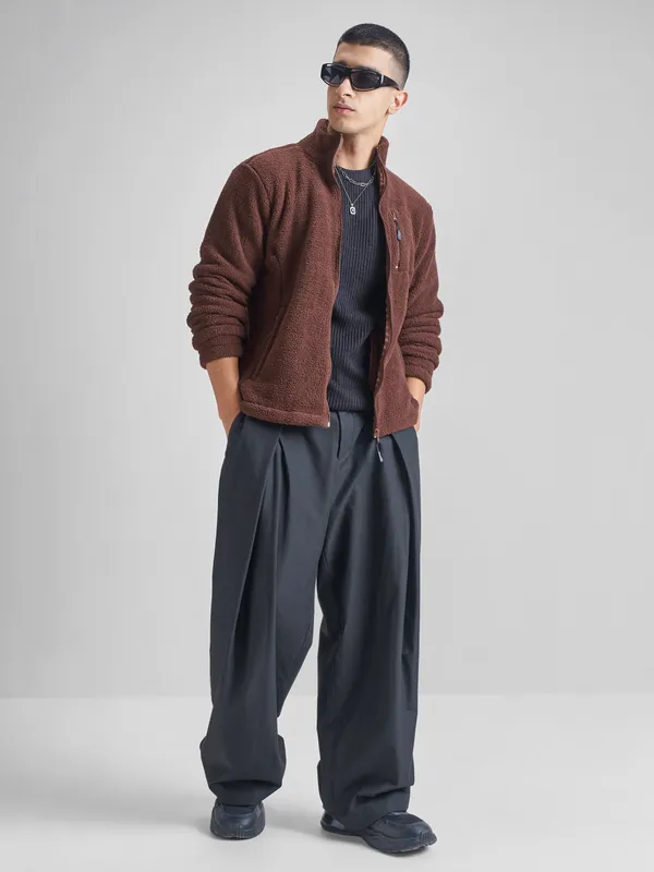 Men Solid Sweatshirt