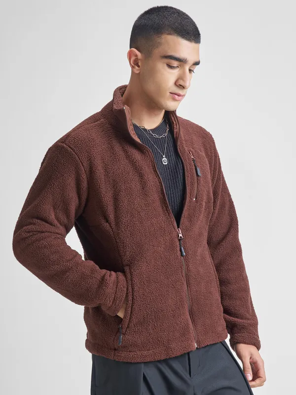 Men Solid Sweatshirt