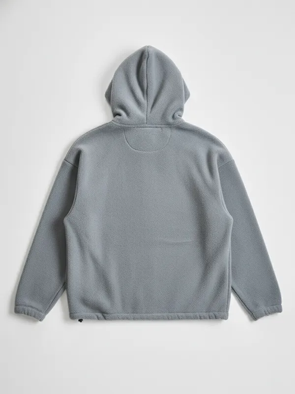 Highlander Men Grey Hooded Pullover Sweatshirt
