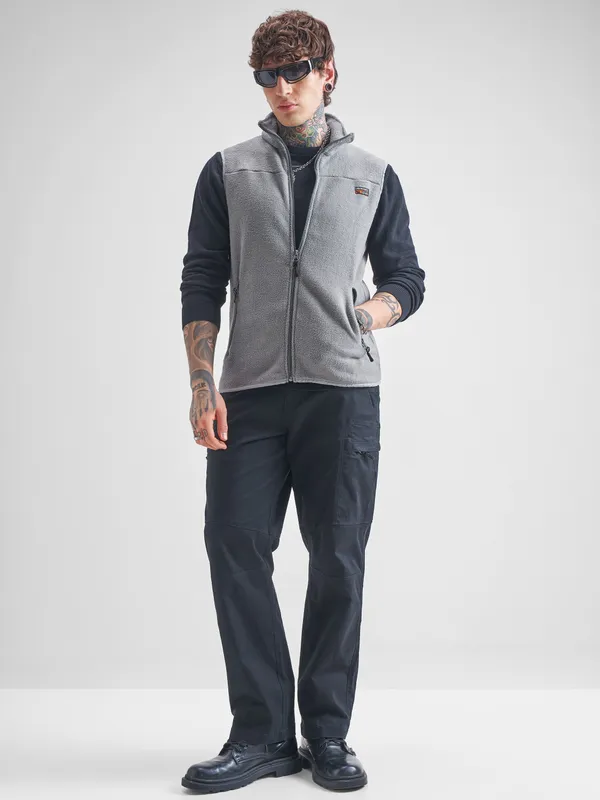 Men Solid Sweatshirt