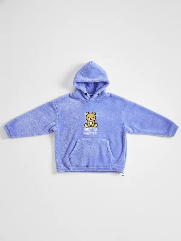 Highlander Men Purple Hooded Pullover Sweatshirt