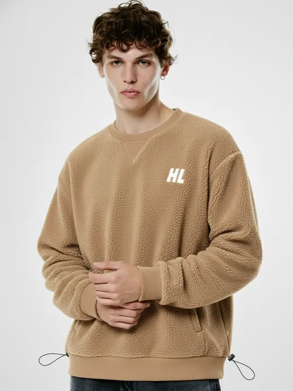 Men Solid Sweatshirt