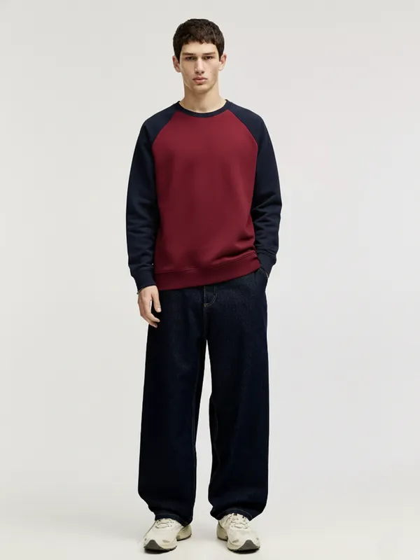 Men Colourblocked Sweatshirt