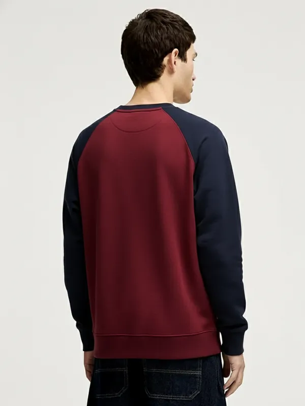 Men Colourblocked Sweatshirt