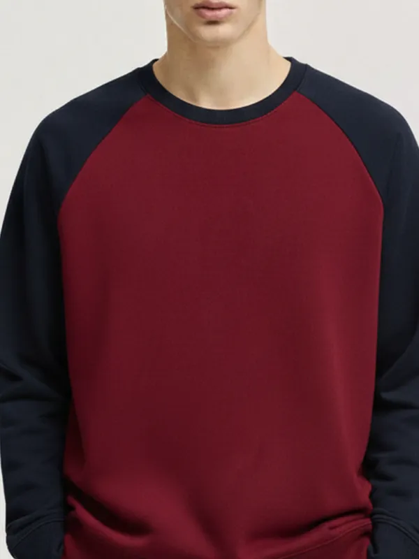 Men Colourblocked Sweatshirt