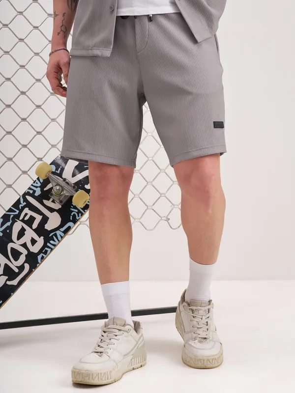 Highlander Men Grey Regular Fit Shorts