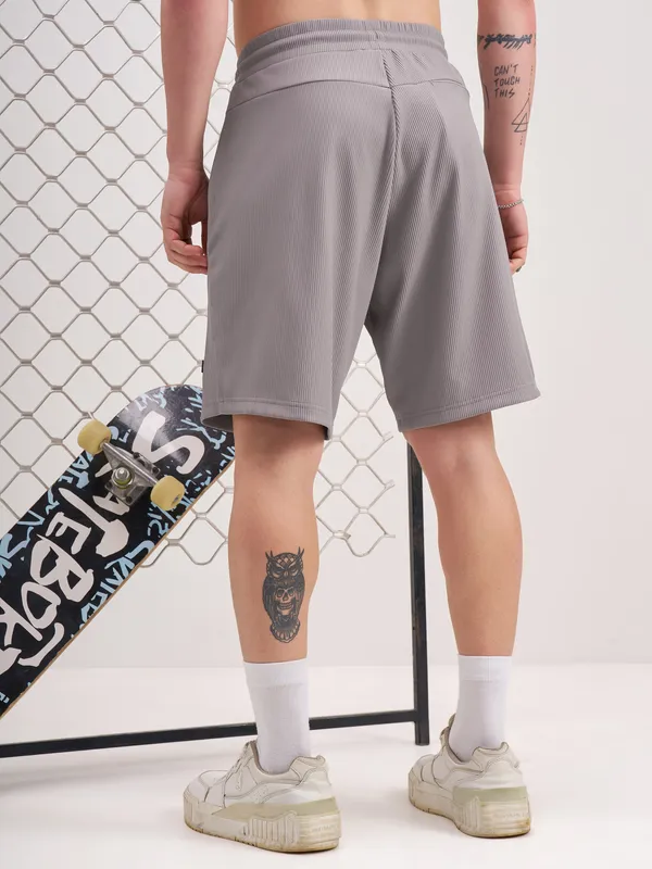 Highlander Men Grey Regular Fit Shorts