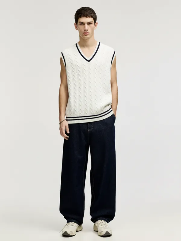 Men Cable Knit Sweater