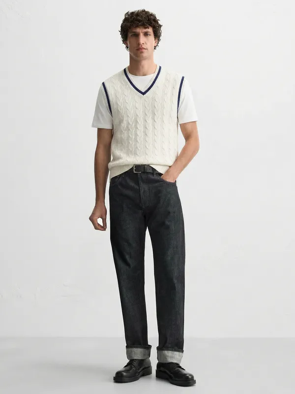 Men Cable Knit Sweater