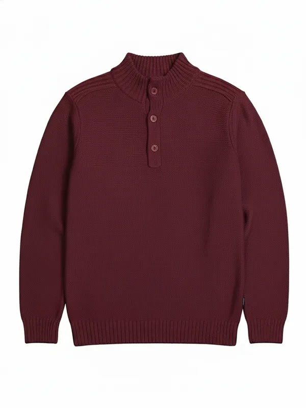 Men Solid Sweater