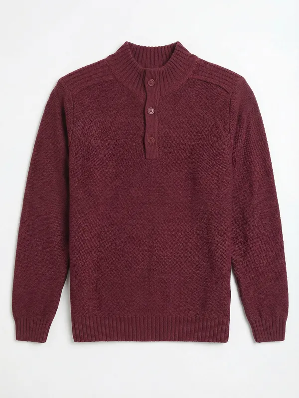 Men Solid Sweater