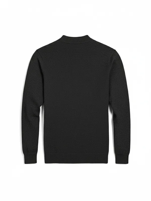Highlander Men Grey Round Neck Pullover Sweater