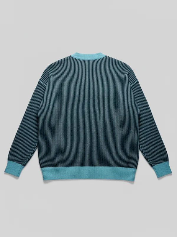 Highlander Men Charcoal Round Neck Pullover Sweater