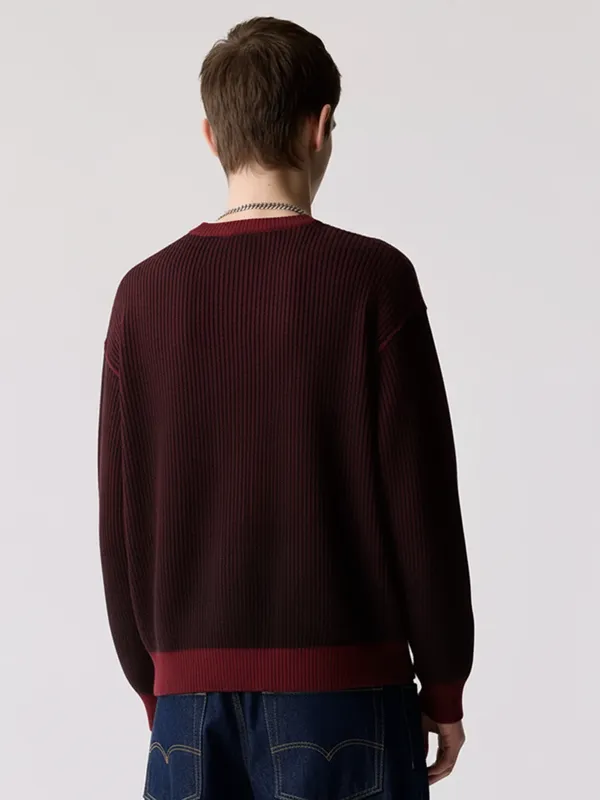 Highlander Men Black Round Neck Pullover Sweater