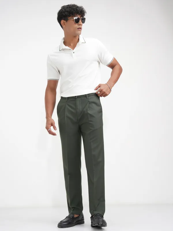 Men Regular Fit Korean Pants