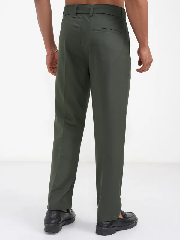 Men Regular Fit Korean Pants